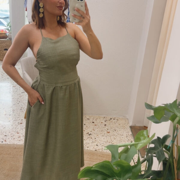 Soleil Dress khaki