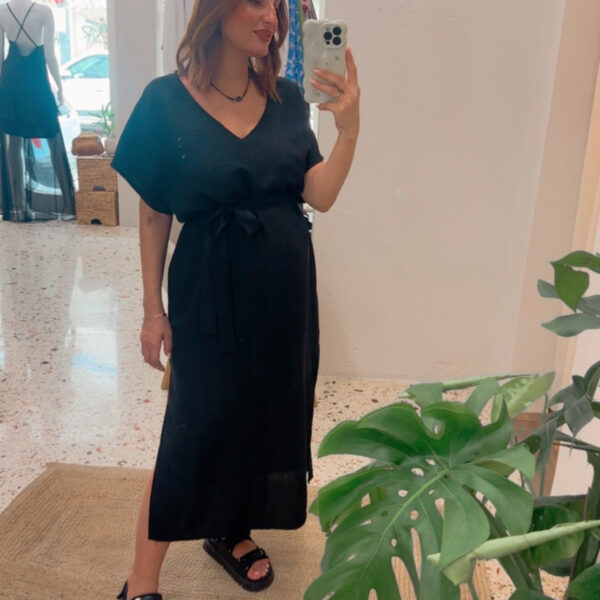 Casual Black Dress
